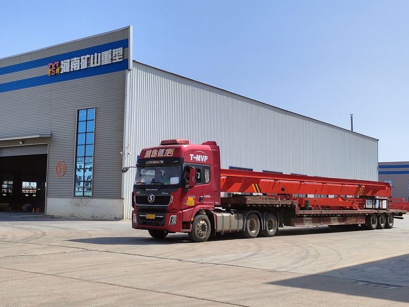 電動葫蘆門式起重機  MHxh10t—14m 外懸3.5/1.5m 制作完成，發(fā)往青海交付客戶使用